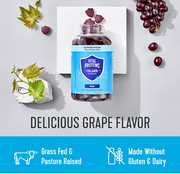 Vital protein Collagen gummies with grape flavor 120 gummies