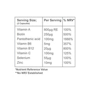 HAIRBURST Healthy Hair Vitamins, Hair Growth Vitamins for Women and Men, Vitamins for Hair Care, 60 Capsules
