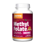 Jarrow Formulas Methyl Folate 400 Mcg, Highly Biologically Active Form of Folate, 60 Veggie Caps