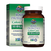 Garden of Life RAW Probiotics, 50 billion CFU, Colon Care, 30 Vegetarian Capsules