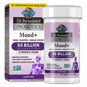 Garden of Life Dr. Formulated Probiotics Mood+, Acidophilus Probiotic Supplement, 50 Billion CFU , Promotes Emotional Well-Being, Digestive Balance & Stress Management, 60 Veggie Capsules