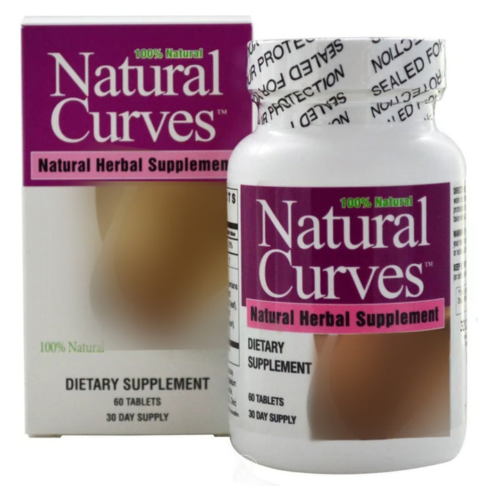 Natural Curves Natural Herbal Supplement for Breast Enlargement & Supports Body Curves 60 Tablets