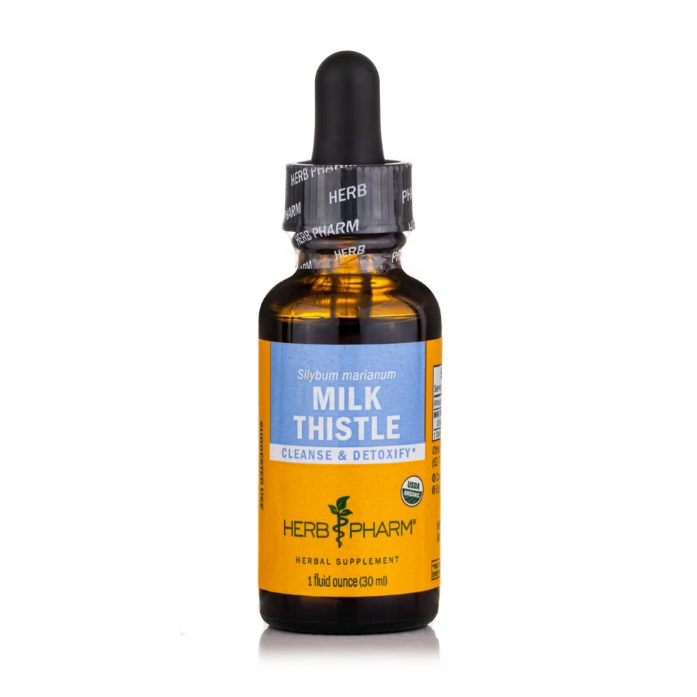 Herb Pharm - Milk Thistle, Seed Extract for Liver Function Support, 30ml