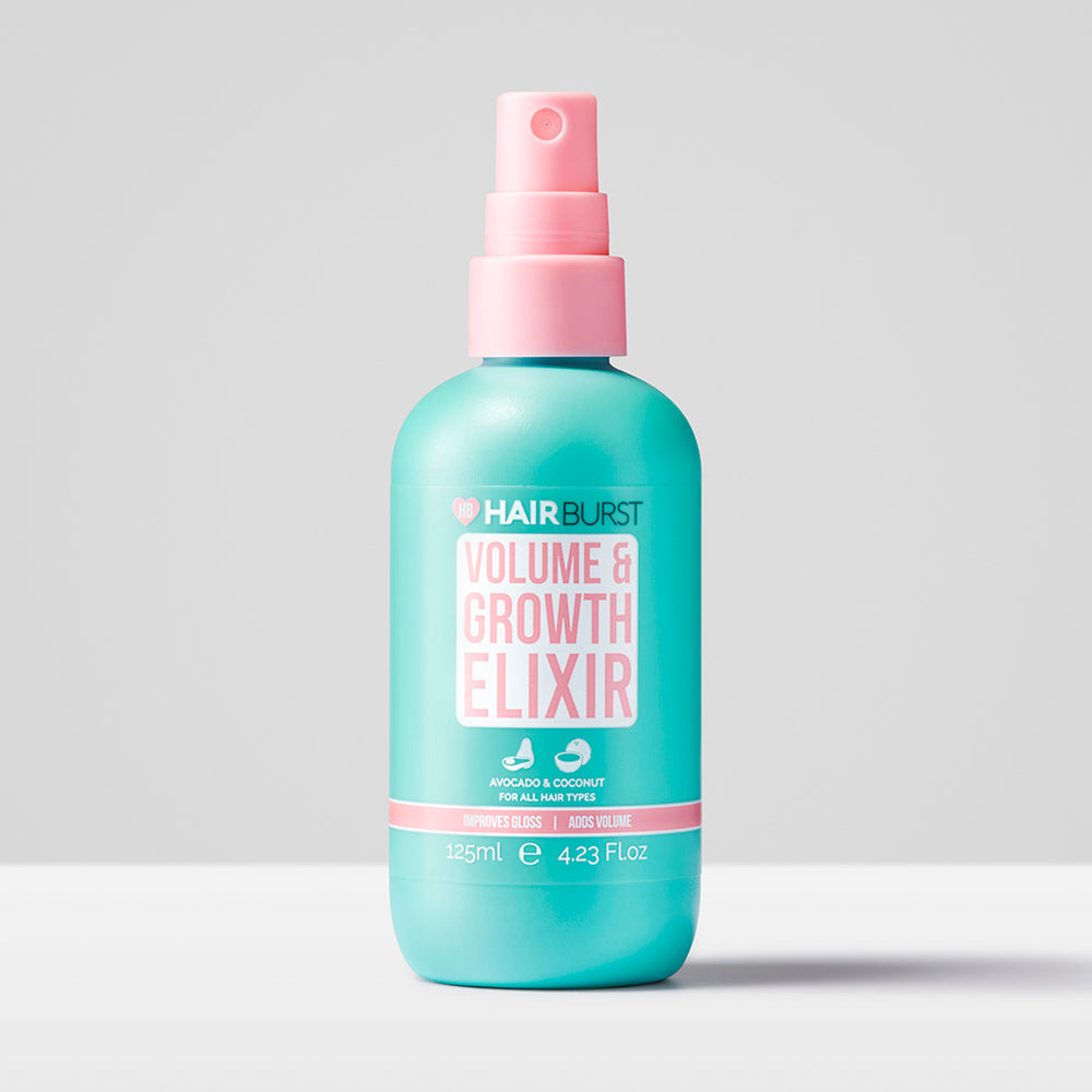 Hair Burst Volume & Growth Elixir Spray, Adds Volume & Reduce Hair Loss, with Avocado and Coconut for All Hair Types, 125 ml