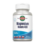 KAL Magnesium Malate 400mg, Healthy Energy & Muscle Function Support, Enhanced Absorption, 90 Veg Tabs