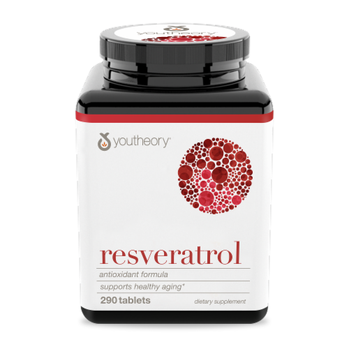 Youtheory - Resveratrol, Support Antioxidant and Healthy Aging, 290 Tablets