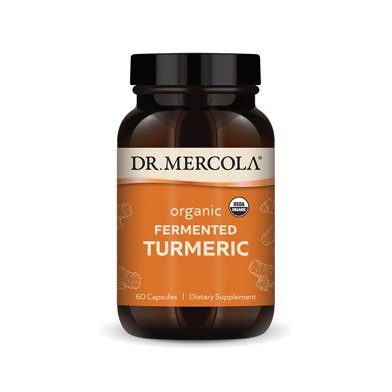 Dr. Mercola - Organic Fermented Turmeric, Support Healthy Inflammatory Response and Immune System, 60 Capsules