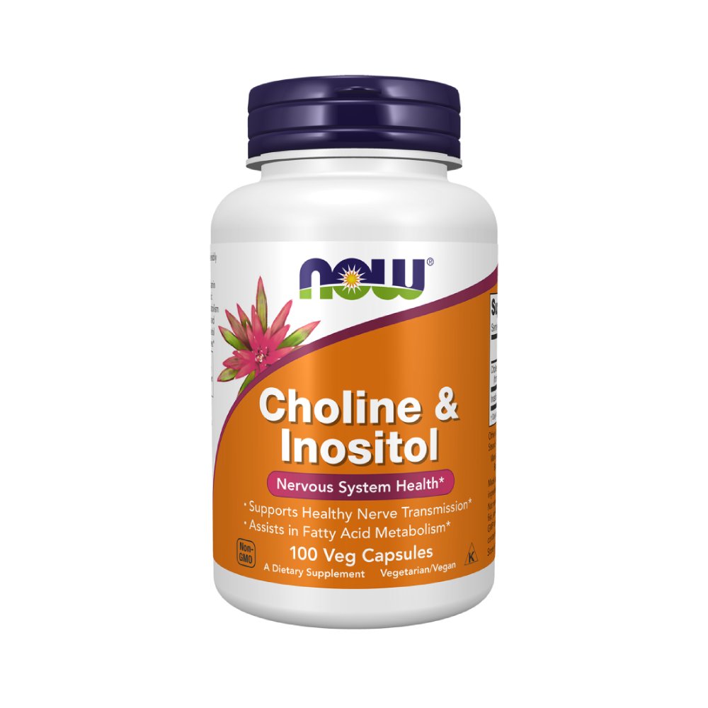 Nowfoods Choline & Inositol 100 Veg Capsules