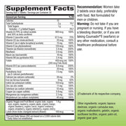 Nature’s Way Alive! Garden Goodness Multivitamin for Women, Support Heart Health and Bone Health, 60 Tablets
