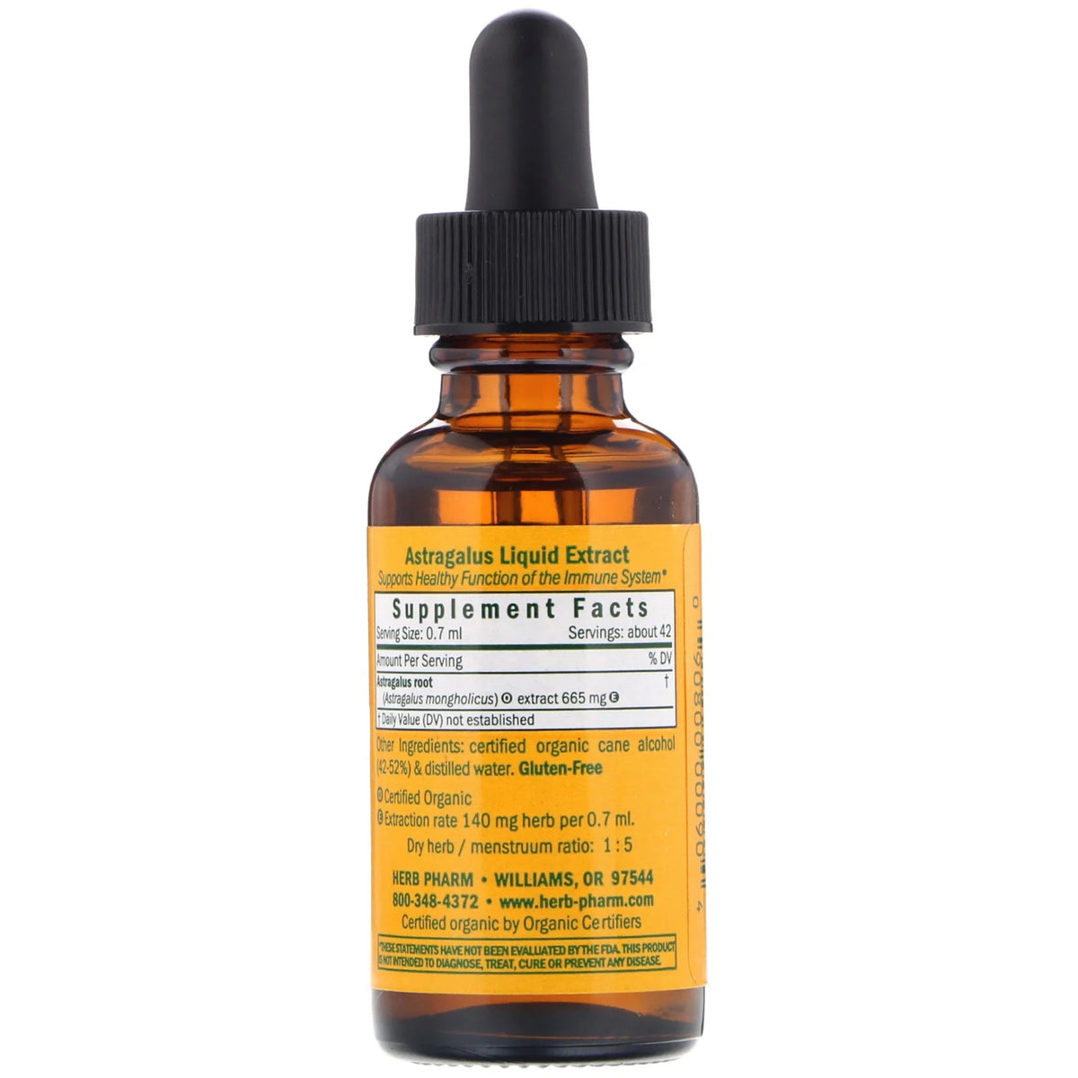 Herb Pharm – Astragalus, for Immune System Support, 30ml