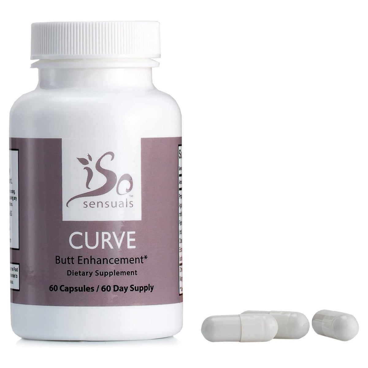 IsoSensuals - Curve, Butt Enhancement Pills, 60 Capsules