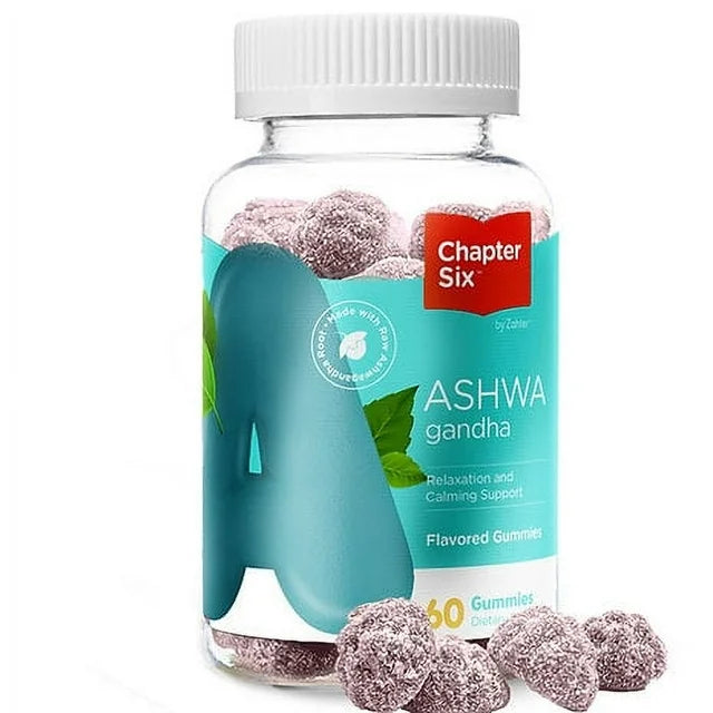 Zahler Chapter Six Ashwagandha, for Relaxation and Calming Support, 60 Gummies