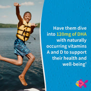 Garden of Life Oceans Kids , DHA Chewable with Omega 3s, EPA, Vitamin D3, Heart & Immune Health, Berry Lime, Sugar Free, 120 softgel
