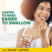Bayer Aspirin Regimen, Low Dose, Pain Reliever, Help Reduce the Risk of Heart attack, 81mg 300 Enteric Coated Tablets