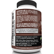 Nutrivein Mushroom Complex 2600mg, 11 Organic Mushrooms Blend, Boosts Immunity and Supports Brain Function, 90 Capsules
