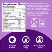 OLLY Sleep For a Healthy Sleep Cycle 3mg Melatonin, L-Theanine, Chamomile & Blackberry, 50 Gummies