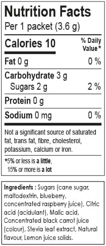 True Lemon - lemonade rasberry 10 packets 30g