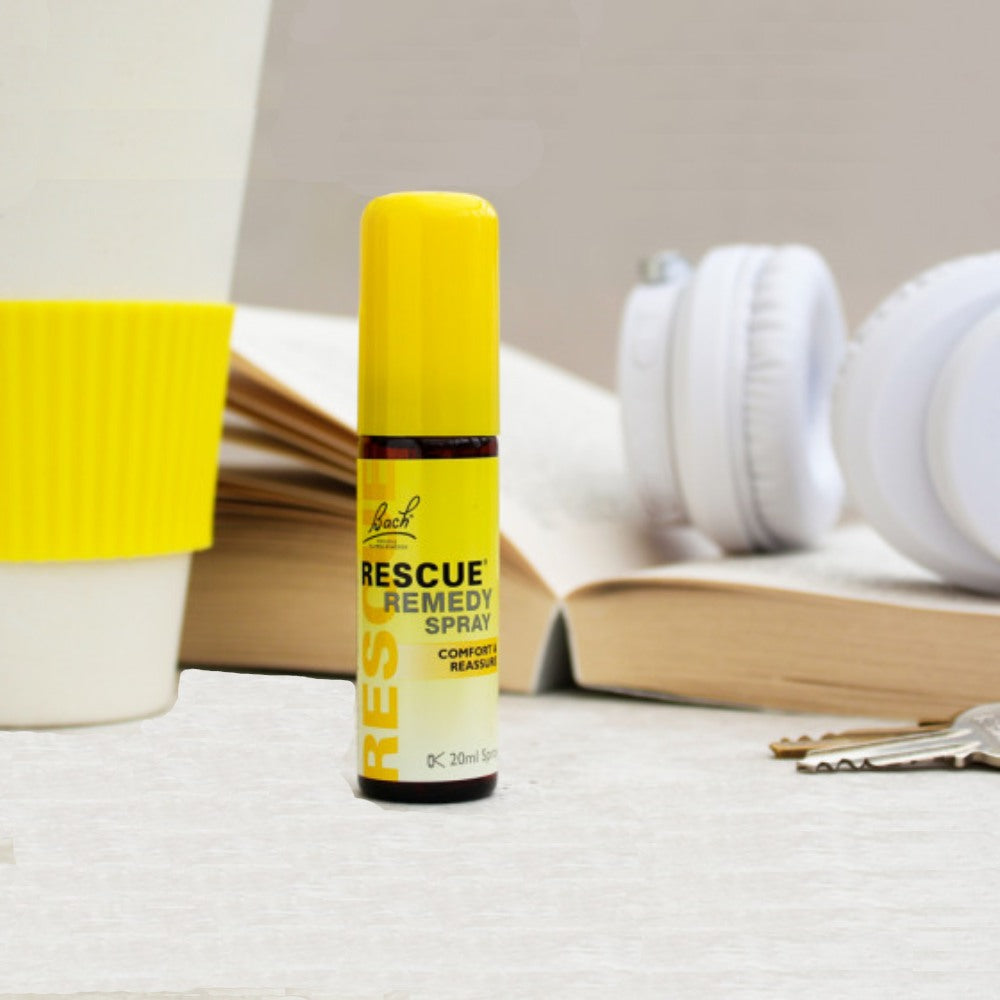 Bach Rescue Remedy Spray, Comfort and Reassure, Emotional Wellness, Flower Essence 20ml Spray Bottle