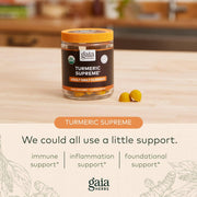 Gaia Herbs - Turmeric Supreme, for Inflammation Support, 40 gummies