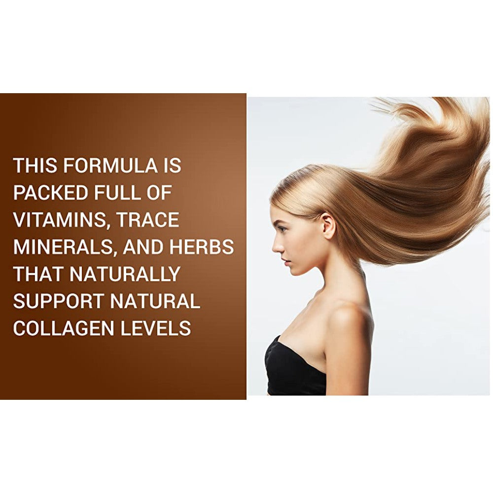 Dr Berg Hair Formula Vitamins for Men & Women, Includes Biotin, Saw Palmetto, & Horsetail, Hair Supplement for Hair Loss 90 Veg Capsules