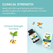 Himalaya Turmeric 95 with Curcumin Joint and Muscle Support Flexibility and Mobility, 60 Vegetarian Capsules