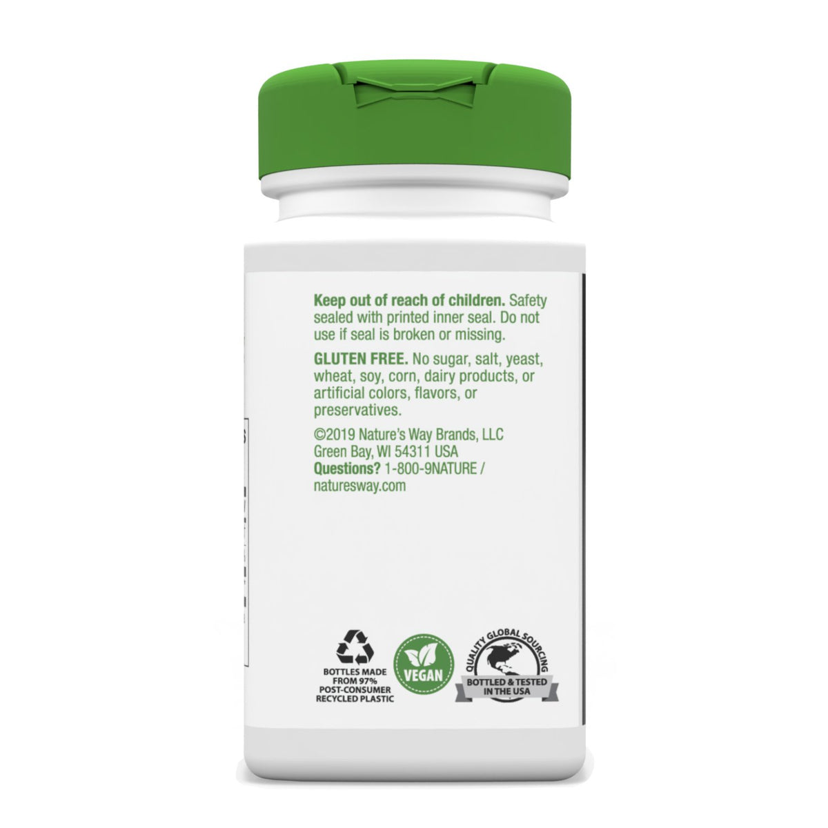 Nature's Way - Licorice Root , Traditional Digestive Health Support , 900 mg per serving, 100 Vegan Capsules