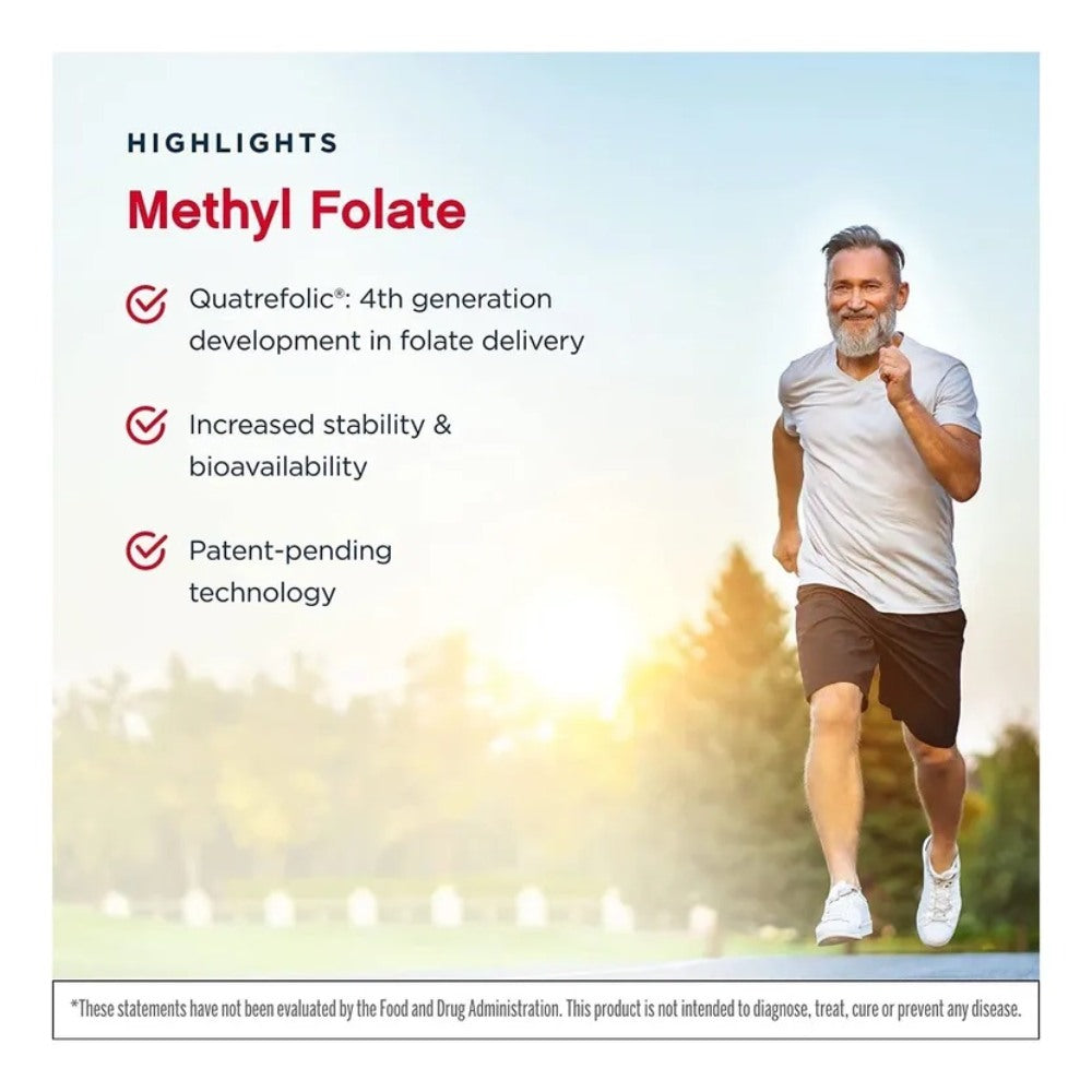 Jarrow Formulas Methyl Folate 400 Mcg, Highly Biologically Active Form of Folate, 60 Veggie Caps