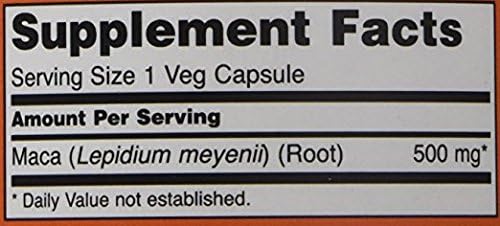 NowFoods Maca 500mg 250 Veg Caps