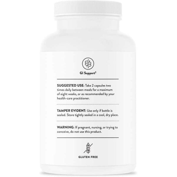 Pepti-Guard by Thorne, is a mineral and botanical formula that promotes microbial balance in the upper GI tract and the stomach