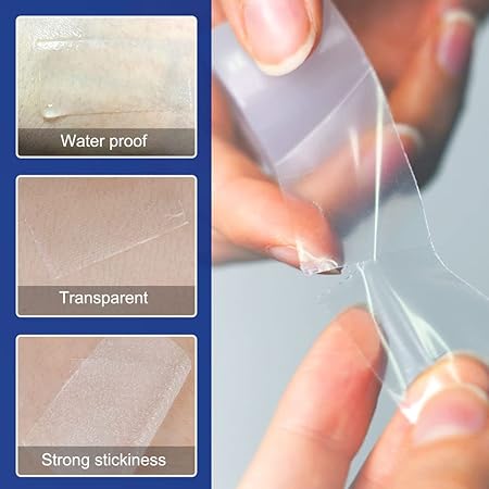 aliver Clear Silicone scar Sheets For Face & Body