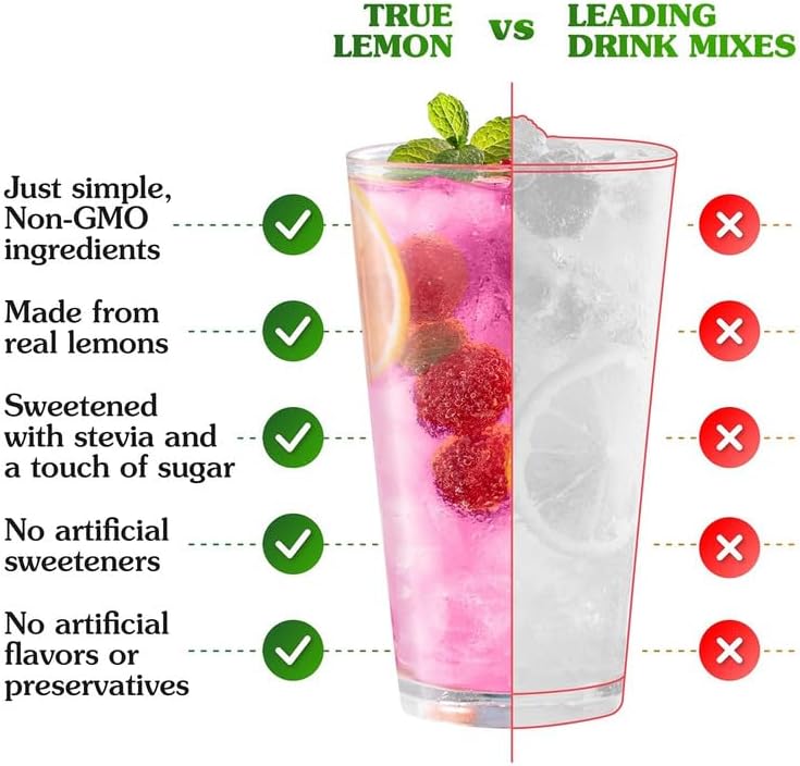 True Lemon - lemonade rasberry 10 packets 30g