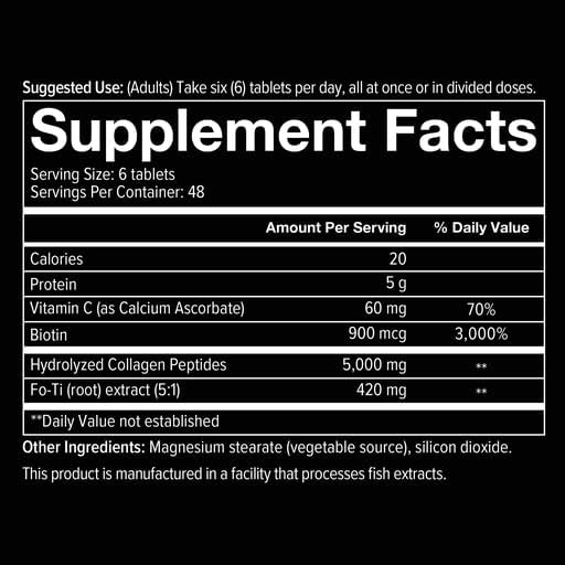 Youtheory Collagen for Men Improves Joint & Bone Health, Supports Skin Elasticity & Reduces Wrinkles 290 tablets