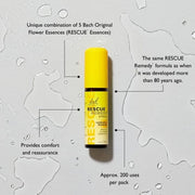 Bach Rescue Remedy Spray, Comfort and Reassure, Emotional Wellness, Flower Essence 20ml Spray Bottle