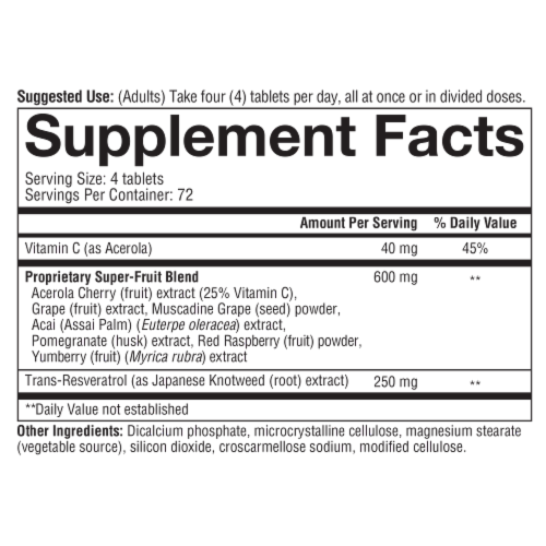 Youtheory - Resveratrol, Support Antioxidant and Healthy Aging, 290 Tablets