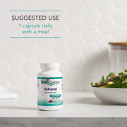 Nutricology Adrenal , Natural Glandular – Stress, Energy & Adrenal Support 150 Veg caps
