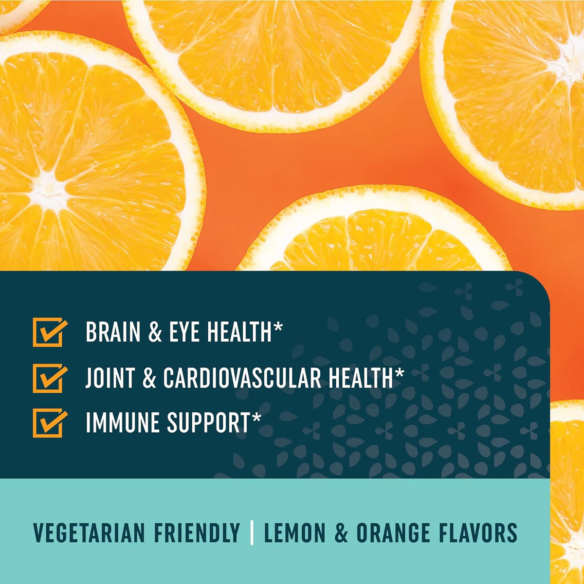 MAV Nutrition - Omega 3-6-9 + DHA Gummies, Support Brain, Joints and Cardio Health, Lemon and Orange Flavor, 60 Gummies