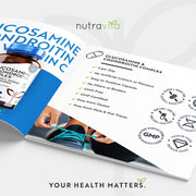Nutravita Glucosamine and Chondroitin Complex, Contributes to The Maintenance of Normal Immune System, with Vitamin C, Turmeric, Ginger & Rosehip, 180 Capsules