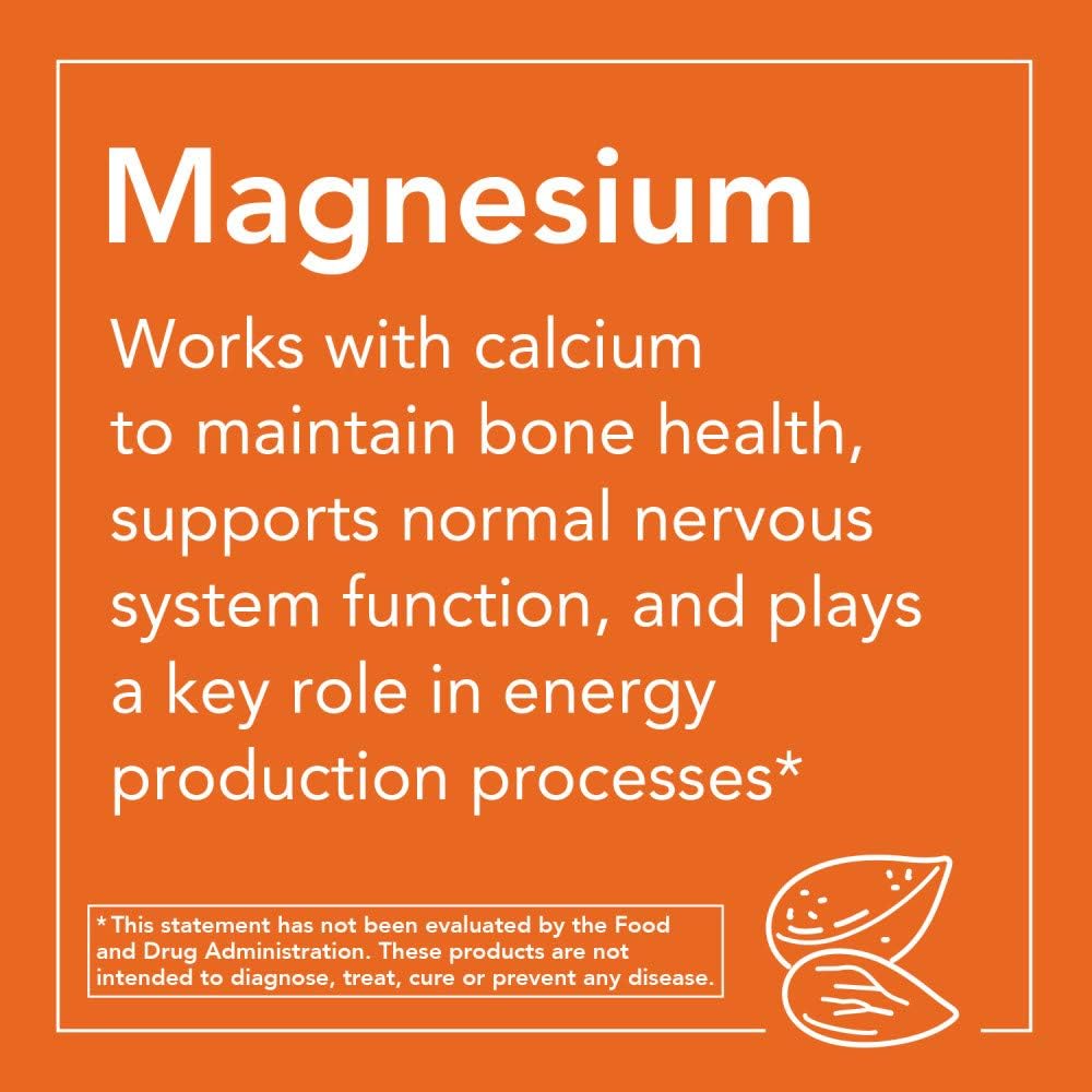 Nowfoods Magnesium Glycinate, Support Muscles and Nervous System& decrease Stress 180 Tablets
