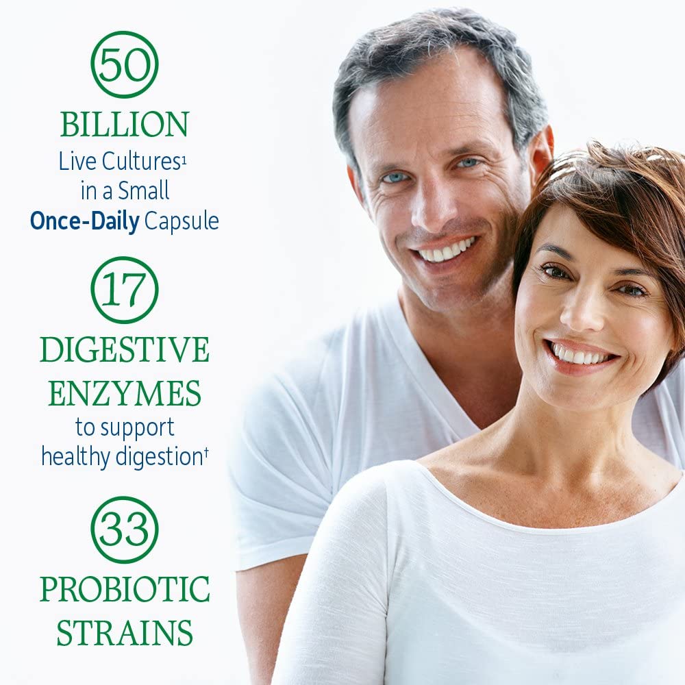 Garden of Life RAW Probiotics, 50 billion CFU, Colon Care, 30 Vegetarian Capsules