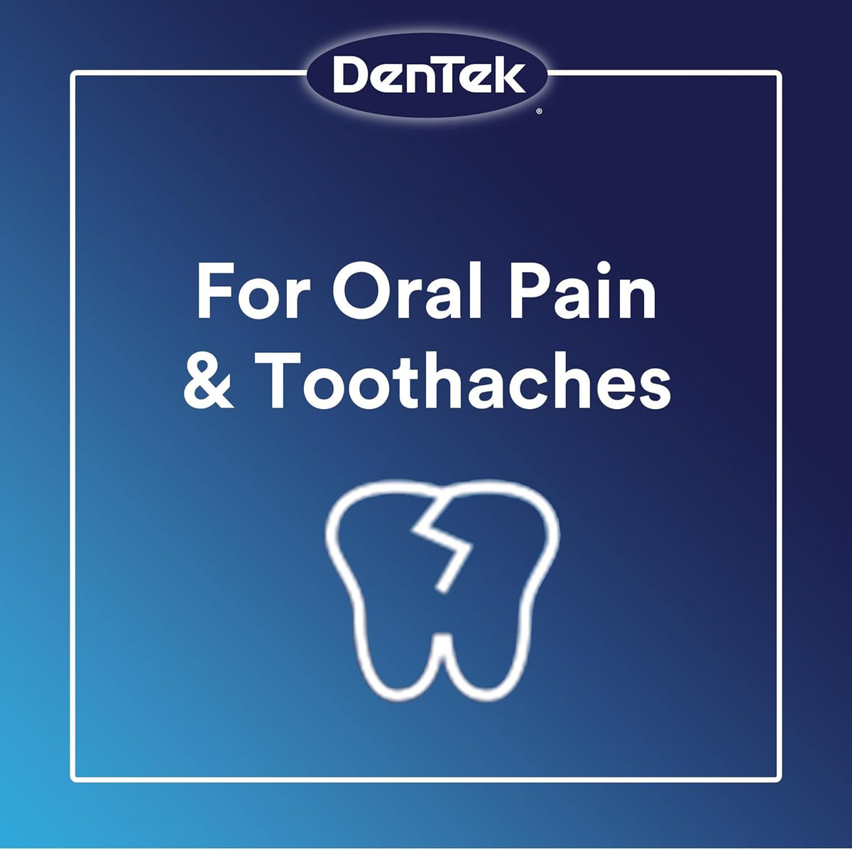 Dentek Inastant Pain Relief Benzocaine 20% for Oral Pain 50 applicators
