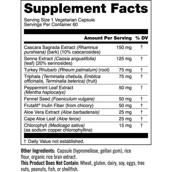 NatureWise Total Colon Care, Herbal Detox & Cleanse, Natural Colon Cleanser Herb & Fiber Blend for Constipation Relief, Toxin Rid, Gut Health, & Weight Loss Support, 60 Capsules