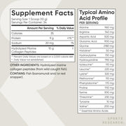 Sports Research Sr Marine Collagen Peptides10 g unflavored 340g