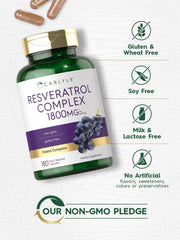 Carlyle Resveratrol Complex 1800mg 180 Caps