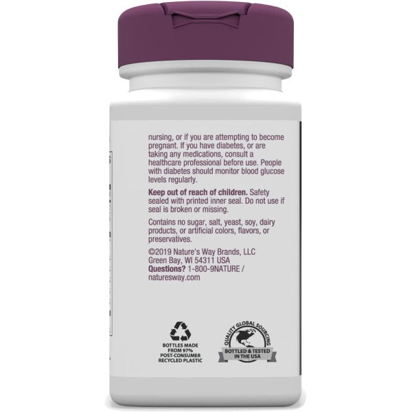 Nature’s Way Blood Sugar Manager, Support Blood Sugar Metabolism, 90 Capsules