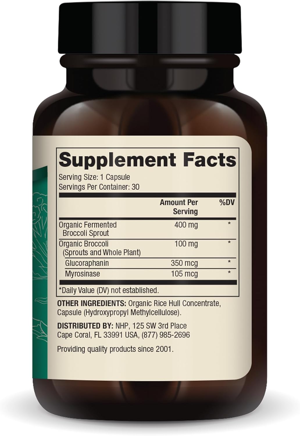 Dr Mercola Organic Fermented Broccoli Sprouts Immune Support & Detoxification 30Caps