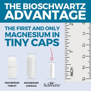 Bioschwartz Magnesium Bisglycinate Supports Muscle Relaxation & Promotes Healthy Nerve Function 180 caps