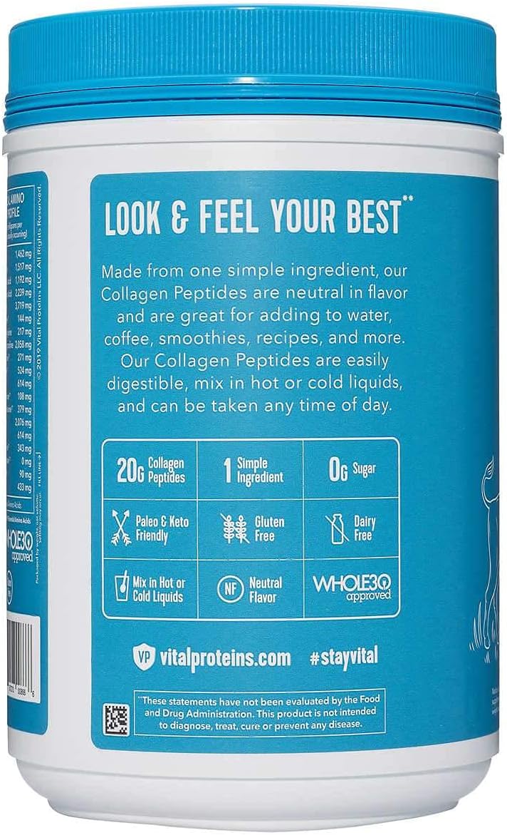 Vital Proteins, ultra pure Collagen Peptides, Unflavored (680g)