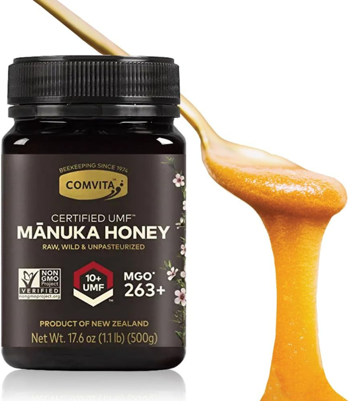 Comvita - Raw Manuka Honey, Certified 10+UMF (263+MGO), Non-GMO, 500 g