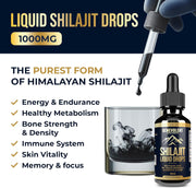 Benevolent Shilajit liquid drops with trace minerals 50ml