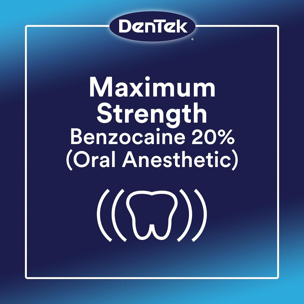 Dentek Inastant Pain Relief Benzocaine 20% for Oral Pain 50 applicators